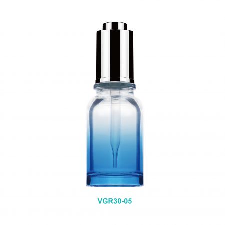Flacon en verre cylindrique de 30 ml avec compte-gouttes